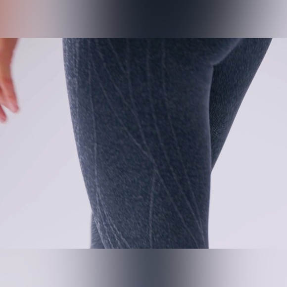 Fabletics & Yitty Deep Navy Sparkle Seamless Jumpsuit | New | Metallic Blue | S - Picture 3 of 11